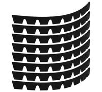 HOLIDYOYO 8pcs Universal Car Front Bumper Protector Set Anti-scratch Scrape Plate Skid Guard for Suv Cars Front Lip Collision Protection