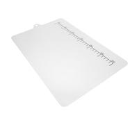 HOLIDYOYO Acrylic Cutting Board with Scale, Vegetable and Fruit Chopping Board for Kitchen and Camping Use, Safe and Sturdy Recipe Cutting Mat