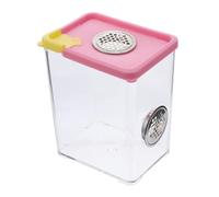 HOLIDYOYO Acrylic Reptile Feeding Box with Ventilation Climbing Pet Container for Insects and Small Crawling Animals Safe Material Approx Random Color Random Color