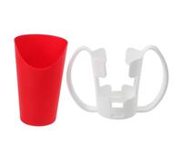 HOLIDYOYO Adaptive Nosey Cup with Handles Plastic Drinking Mug for Elderly Support Swallowing and Motor Coordination, Suitable for Stroke Patients and Rehabilitation