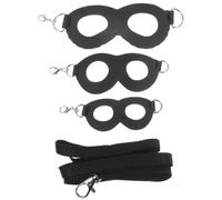 HOLIDYOYO Adjustable Black Reptile Harness for Small Lizards Bearded Dragon Leash Outdoor Walking Small Animal Harnesses Compatible with Geckos and Crawling Pets