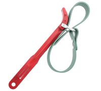 HOLIDYOYO Adjustable Carbon Steel Wrench Strap Wrench for Plumbing and Auto Repair Anti-Slip Spanner for Pipe and Filter Removal Compact Lightweight Tool for Motorcycle and Maintenance