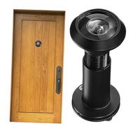 HOLIDYOYO Adjustable Door Viewer Peephole with Wide Angle Lens Clear Optical Glass for Front Doors Fits Various Thickness Security Peep for Home Safety