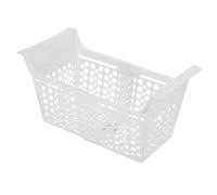 HOLIDYOYO Adjustable Extendable Freezer Bin with Drainage Expandable Refrigerator Basket for Indoor Chest Freezer Storage Multipurpose Food Organizer Small
