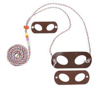 HOLIDYOYO Adjustable Lightweight Lizard Harness Leash for Small Reptiles PU Material Reptile Accessories for Bearded Dragons and Geckos Easy to Use Portable Leash Kit in Brown