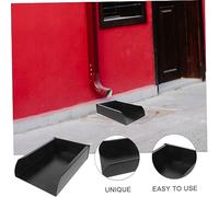 HOLIDYOYO Aluminum Alloy Rain Gutter Diverter Large Capacity Downspout Splash Block Water Collection System for Outdoor Rainwater Harvesting and Drainage