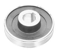 HOLIDYOYO Aluminum Motor Pulley Providing Stable Power Transmission for Air Compressor with 24mm Bore and Single Groove Design and Enhanced Efficiency and Sewing Machine Clutch Motor