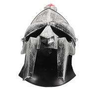 HOLIDYOYO Ancient Roman Helmet Men's Medieval Knight Soldier Cosplay Hat Plastic Historical