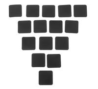HOLIDYOYO Anti-Tarnish Strips 100pcs Black INTERCEPT Square 1 inch Paper tabs for Nickel Jewelry and Placement in Drawers