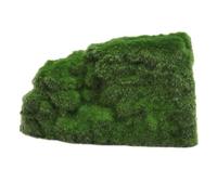 HOLIDYOYO Aquarium Turtle Hiding Cave Ornament with Moss Texture, Reptile Sunbathing Platform and Shelter for Fish Tank, Realistic Arch Bark Tree Hole Decor for Aquarium and Terrarium