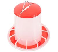 HOLIDYOYO Automatic Plastic Chick Feeder with Hanging Design Poultry Feed Basin for Chicken Pigeon and More Sun Resistant and Pressure Resistant Capacity for Outdoor Use