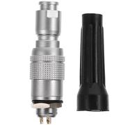 HOLIDYOYO Aviation Connector Panel Socket Power Plug Silver and Pull Easy Installation Sealed Aviation Socket for Medical Communication and Navigation Equipment