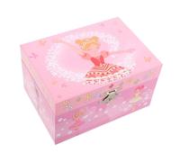 HOLIDYOYO Ballet Music Box Jewelry Case for Charming Spinning Ballerina Figurine Portable Keepsake with Ballet Design Gift for Teenagers and Little Dancers Inspires Creativity and Passion