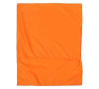 HOLIDYOYO Banquet Chair Back Cover - Stain-Resistant Chair Backrest Sleeve for Restaurant Hotel Dining - Removable Grease Proof Seat Back Protector for Hot Pot BBQ Party Events Orange