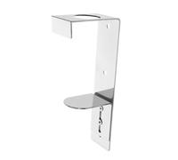 HOLIDYOYO Bathroom Soap Dispenser Soaps Bottle Holder Shampoo Anticaida Soap Dispenser Holder Shampoo Bottle Rack Wall Bracket Shower Wall Rack Stainless Steel Silver