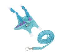 HOLIDYOYO Bearded Dragon Harness Leash with Comfortable Dinosaur Vest Design Traction Rope for Small Pets Like Lizards Rabbits Hamsters Ferrets Escape-preventing Adjustable Pet Leash for
