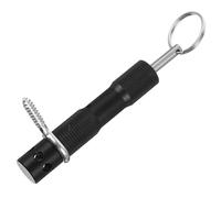 HOLIDYOYO Black Alarm with Pull Ring Perimeter Warning Device for Camping Hiking and Exploration Reliable Early Warning Safety System