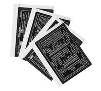 HOLIDYOYO Black Keyboard Stickers 4 Sheets Enhancing Productivity for Laptop with Clearly Printed Shortcut Decal and Easy Reference Shortcut Stickers for Laptop Accessories