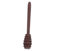 HOLIDYOYO Black Walnut Wood Honey Stirrer Wand with Deep Grooves for Honey Jar Jam Tea and Juice Mixing Lightweight and Compact for Kitchen and Beverage Use