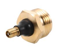 HOLIDYOYO Brass Quick-Connect Rv Blow Out Adapter for Winterizing Water Lines Prevents Freezing in Cold Weather Outdoor Inflator Plug for Camper Antifreeze Hose Motorhome Accessories