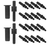 HOLIDYOYO Button Pegs Snap Damage-free Mounting Fasteners Nylon with 20pcs Speaker Grill for Speaker Grilles Black and Professional Appearance Upgrade