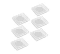 HOLIDYOYO Button Protective Covers 6pcs Push Button Switch Caps Dustproof Lockout Guards for Emergency Stop Switches for Industrial and Home Use