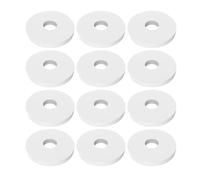 HOLIDYOYO Car diffuser replacement pads 15pcs round hollow PE material white for car aroma refill pads suitable for aromatherapy jewelry and family use