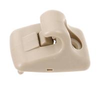 HOLIDYOYO Car Sun Visor Clip Holder Replacement with Protective Rubber Interior Durable Sun Visor Support Bracket Easy Installation for Beige