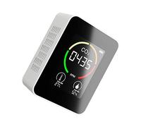 HOLIDYOYO Carbon Dioxide Monitor Gas Detector with Temperature Humidity Accurate Air Quality Sensor for Greenhouse Agriculture Warehouse Lab and Home Use Screen Display