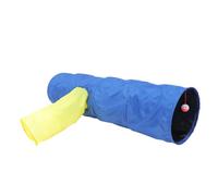 HOLIDYOYO Cat Drill Bucket with 3 Channels Fun Pet Tunnel Toy Enhance Cat Exercise and Mental Stimulation