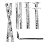 HOLIDYOYO Cat Scratching Post Double End Threaded Bolt Kit Steel Screws with Allen Key Suitable for Climbing Frame Repairs