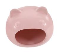 HOLIDYOYO Ceramic Hedgehog Hideout Small Animal Habitat Comfortable Cartoon-shaped Hamster Hut for Rats and Hedgehogs Pet’s Home Decoration