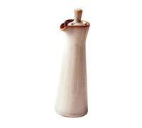 HOLIDYOYO Ceramic Oil Dispenser with Japanese Style Kiln Seasoning Bottle Design, Multi-functional Ceramic Soy Sauce Bottle and Vinegar Container, Easy to Use in Kitchen Or Home
