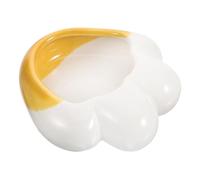 HOLIDYOYO Ceramic Pet Bowl for Hamsters and Rabbits, Anti-tip Small Animal Feeding Dish, Sturdy Rodent Food Bowl for Cage Use in Small Pets Supplies