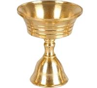 HOLIDYOYO Chinese Tea Light Holder Buddhism Candle Stand Small Candle Holder for Buddha Lovers