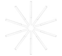HOLIDYOYO Clear Music Sheet Clip 5 Pairs Acrylic Music Book Page Holders for Pianists Practicing