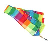HOLIDYOYO Colorful Nylon Kite Tail with Connector Hook High Strength Wear Resistant Streamer for DIY Kite Flying Outdoor Sky Decoration