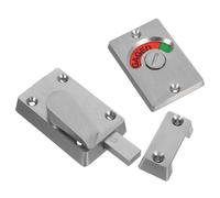 HOLIDYOYO Commercial Bathroom Stall Door Latch with Vacant Occupied Indicator Metal Privacy Lock for Public Toilet Partitions Efficient Occupancy Management for Restroom Doors in Malls