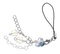 HOLIDYOYO Compact Blue Phone Charm for Women with Glaze Material, Designed to Hold Phone and Attach to Purse Or Backpack, for Outdoor Use as A Cute and Practical Accessory