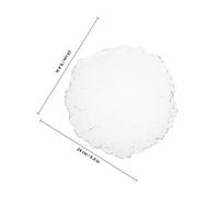 HOLIDYOYO Creative Western Food Glass Steak Plate for Home and Restaurant Multipurpose Pasta and Salad Tray Heat-Resistant Decorative Glass Platter for Parties and Weddings
