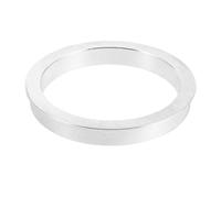HOLIDYOYO Cup Sealing Ring Adapter Aluminum for Manual Milk Tea Machines | 95 MM to 80mm Reducer, for Paper and Plastic Cups, Silver Metal Part, Shop Use
