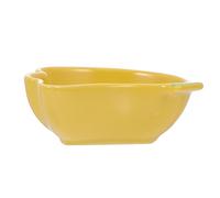 HOLIDYOYO Cute Cartoon Ceramic Hamster Food Feeding Bowl Smooth Pet Feeder Dish for Small Animals Easy to Clean Compact and Safe for Healthy Growth