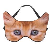 HOLIDYOYO Cute Cartoon Sleep Eye Mask for Women and Men, Soft Cloth Material with Light-Blocking Feature, for Nap Time and Indoor Use, Comfortable 3D Animal Design Sleep Mask