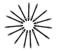 HOLIDYOYO Dart Shafts with Unique Shape 15pcs Lightweight Aluminum Alloy Replacement Stems Portable and Sturdy Rods for Darts Accessories for Competing and Game Supplies