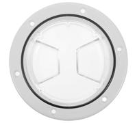 HOLIDYOYO Deck Plate Kit for Boats and Yachts Plastic Inspection Hatch Cover for Easy Maintenance Versatile Handhole Accessory for Decks Toolboxes and Protection