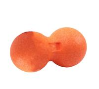 HOLIDYOYO Deep Tissue Peanut Massage Ball for Muscle Relaxation Anti-Skid Epp Fitness Roller for Trigger Point Therapy Relieves Neck Shoulder Back Orange