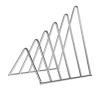 HOLIDYOYO Desktop Book Shelf Art Magazine Holder Multi-functional Dish Storage Rack for Office Home School Use Organizes Books Files Magazines Stylish Finish