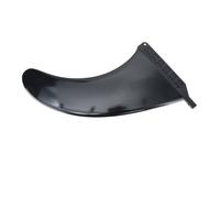 HOLIDYOYO Detachable Paddle Board Fin Black Surfboard Tail Fin for Water Sports Wear-resistant Longboard Accessory with Streamlined Curved Design for Stability and Balance