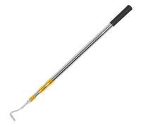 HOLIDYOYO Disc Golf Retriever Hook Telescopic Pole 1.5m Non-slip Handle | Silver Metal Construction, Long Reach for Water Hazards, Floating Design, Suitable for Disc Golf Players