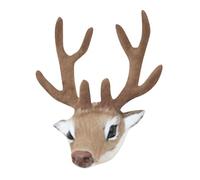 HOLIDYOYO Diy Hair Pin Elk Head Clip Decor Deer Head Craft Accessory Women's Hair Clip